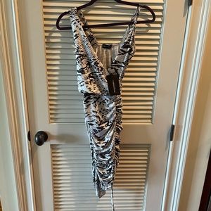 Black and white dress